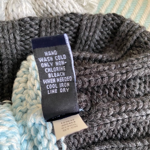 GAP Striped Knit Hat with Pompom - Picture 3 of 4